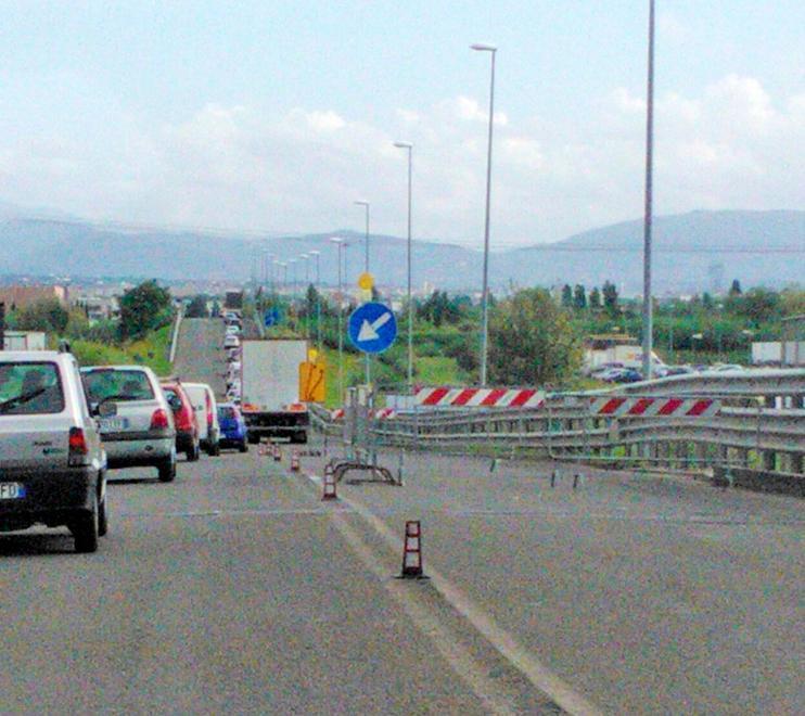 Manutenzione del viadotto Da oggi rischio code sulla Perfetti-Ricasoli 