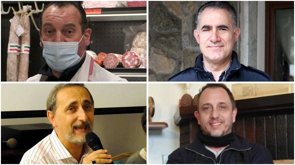 Davide Boni Burini, Graziano Camaiora, Renato De Rosa e Leonardo Tomè