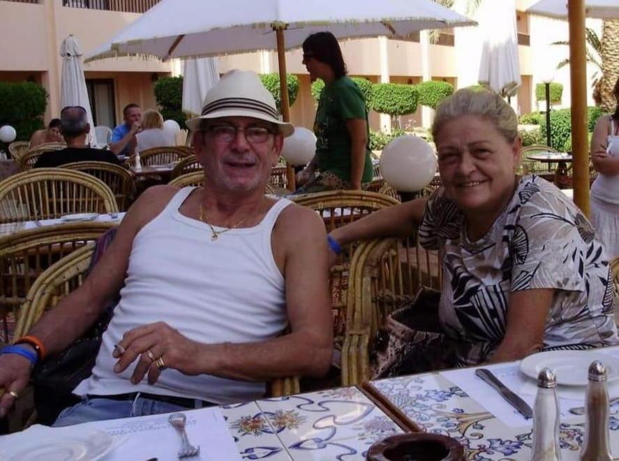Sergio Capra e la moglie Edy Fornai, in una delle ultime belle immagini insieme