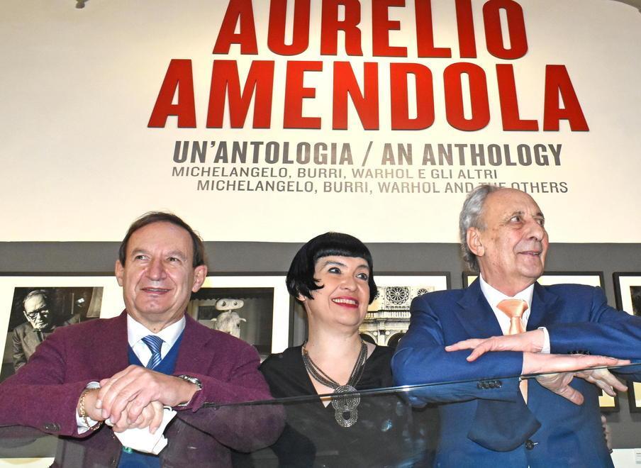 Amendola apre la sua mostra antologica «Un sogno che si avvera, grazie Pistoia» 
