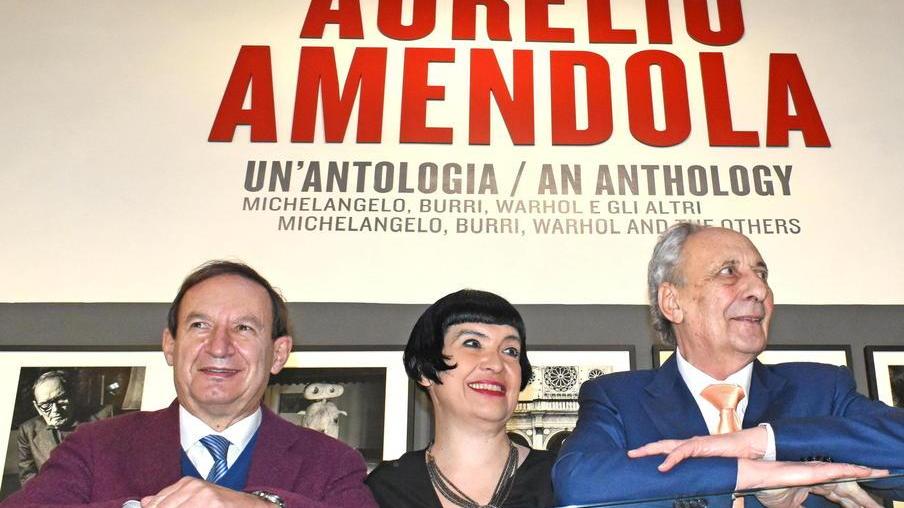 Amendola apre la sua mostra antologica «Un sogno che si avvera, grazie Pistoia»