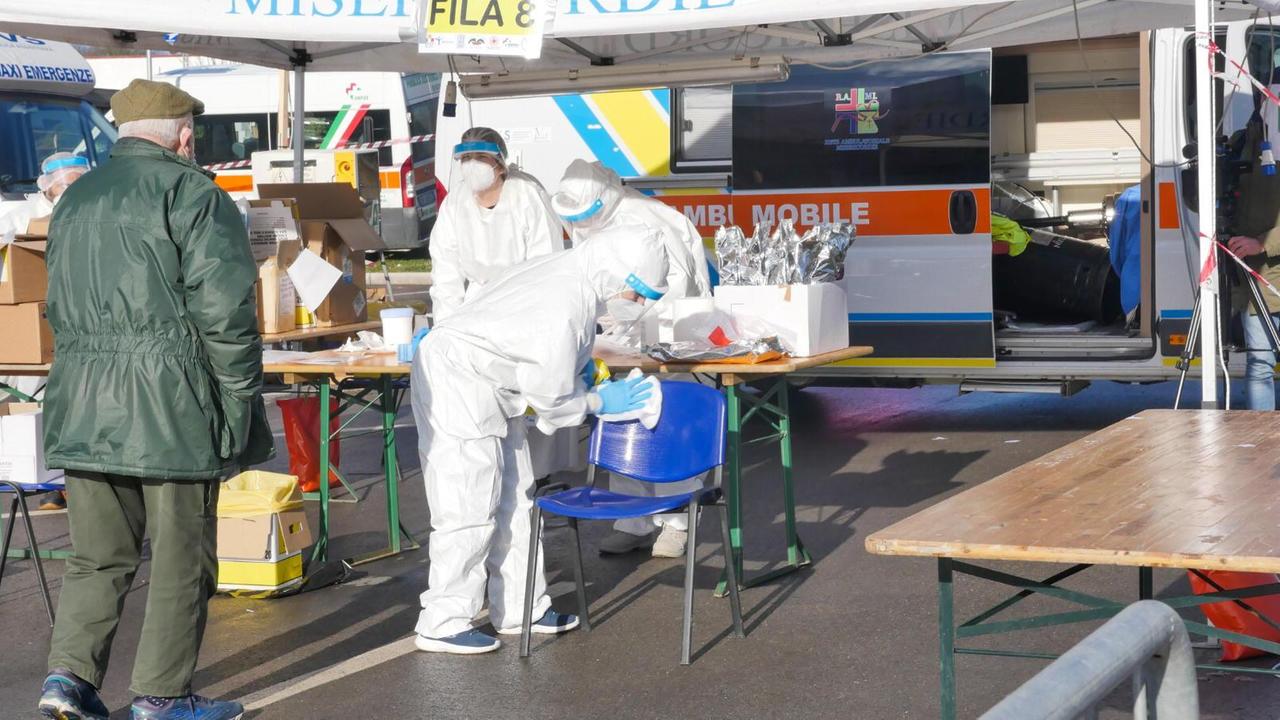 I tamponi di massa a Chiusi
