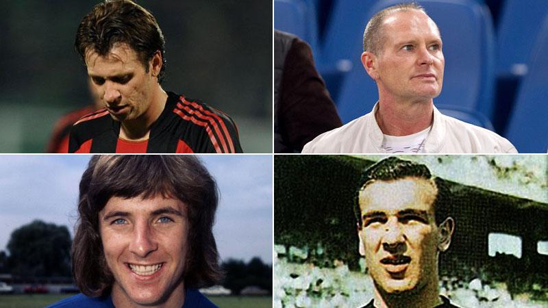 Antonio Cassano, Paul Gascoigne, Stan Bowles, Antonio Valentin Angelillo
