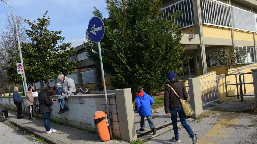La scuola media “Luigi Russo” di Navacchio (Foto d'archivio)