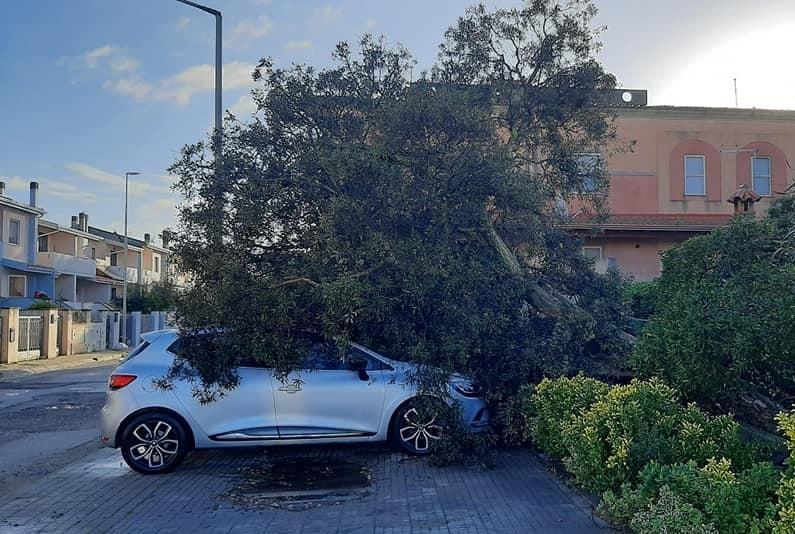 Tromba d’aria nella notte, danni e disagi