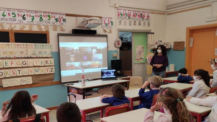 I bimbi della scuola Europa a lezione di inclusione