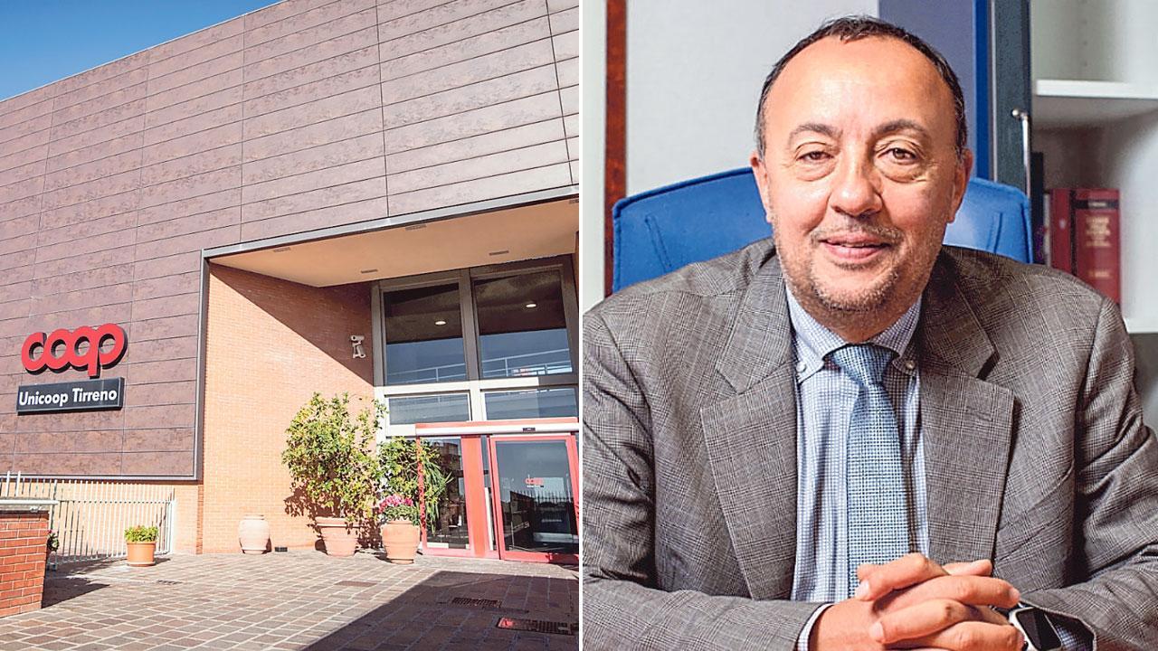 Il quartier generale di Unicoop Tirreno a Vignale di Riotorto ed il direttore generale Unicoop Tirreno Piero Canova