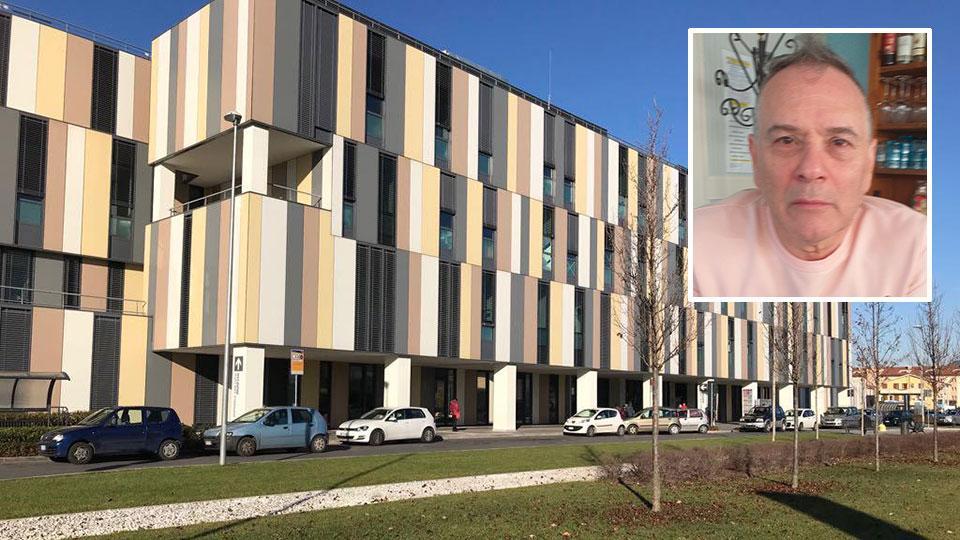 L’ospedale dove Pasquale Castiglia era stato ricoverato il 21 gennaio e dove è morto domenica mattina