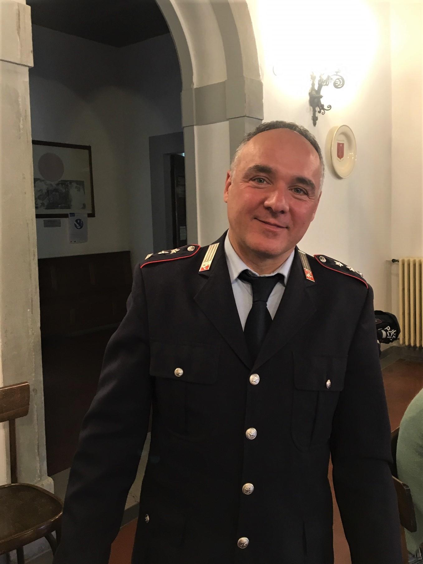 Rodolfo Ricò, vicecomandante della polizia municipale dell'Unione dei comuni della Valbisenzio