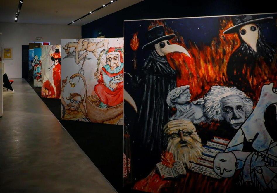 Alla Gamc i bozzetti dei carri ispirati a Dante e alla Divina Commedia 