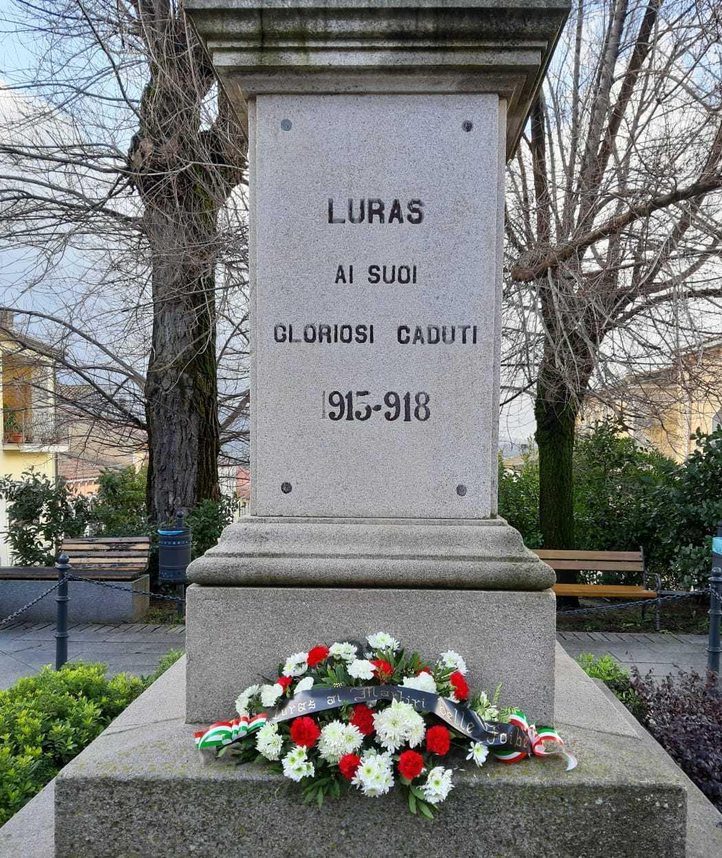 Anche a Luras un monumento per ricordare i morti delle foibe 