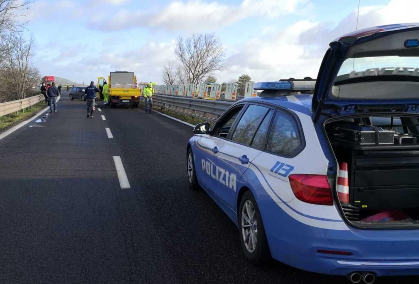 Il cantiere è mal segnalato frontale con ferito sulla 131 
