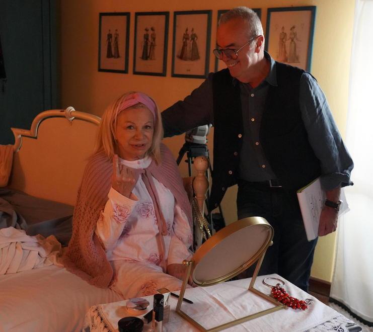 Sandra Milo torna nella sua Vicopisano sul set della fiction “Il Visionario” 