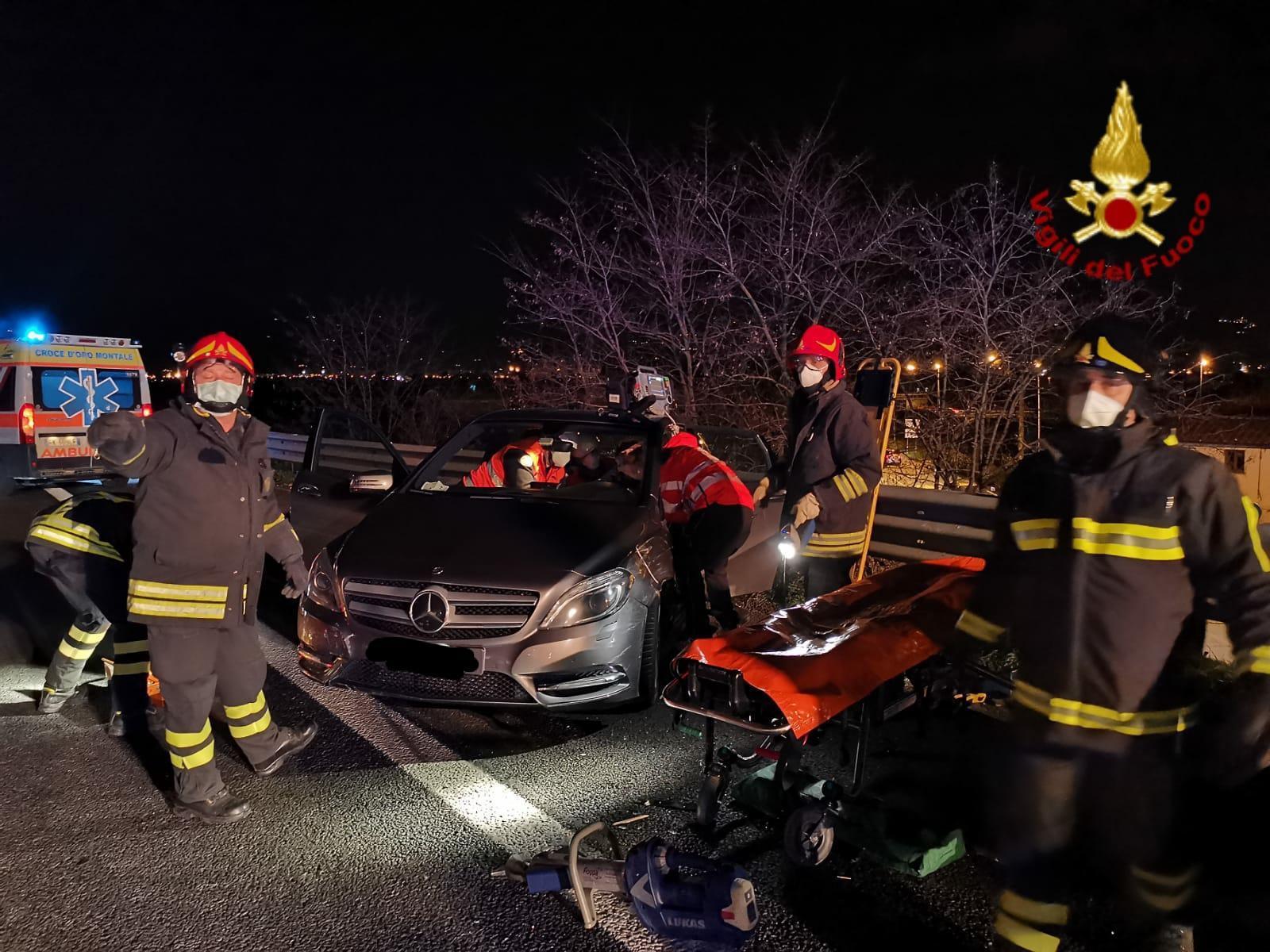 L'incidente sulla Firenze-Mare