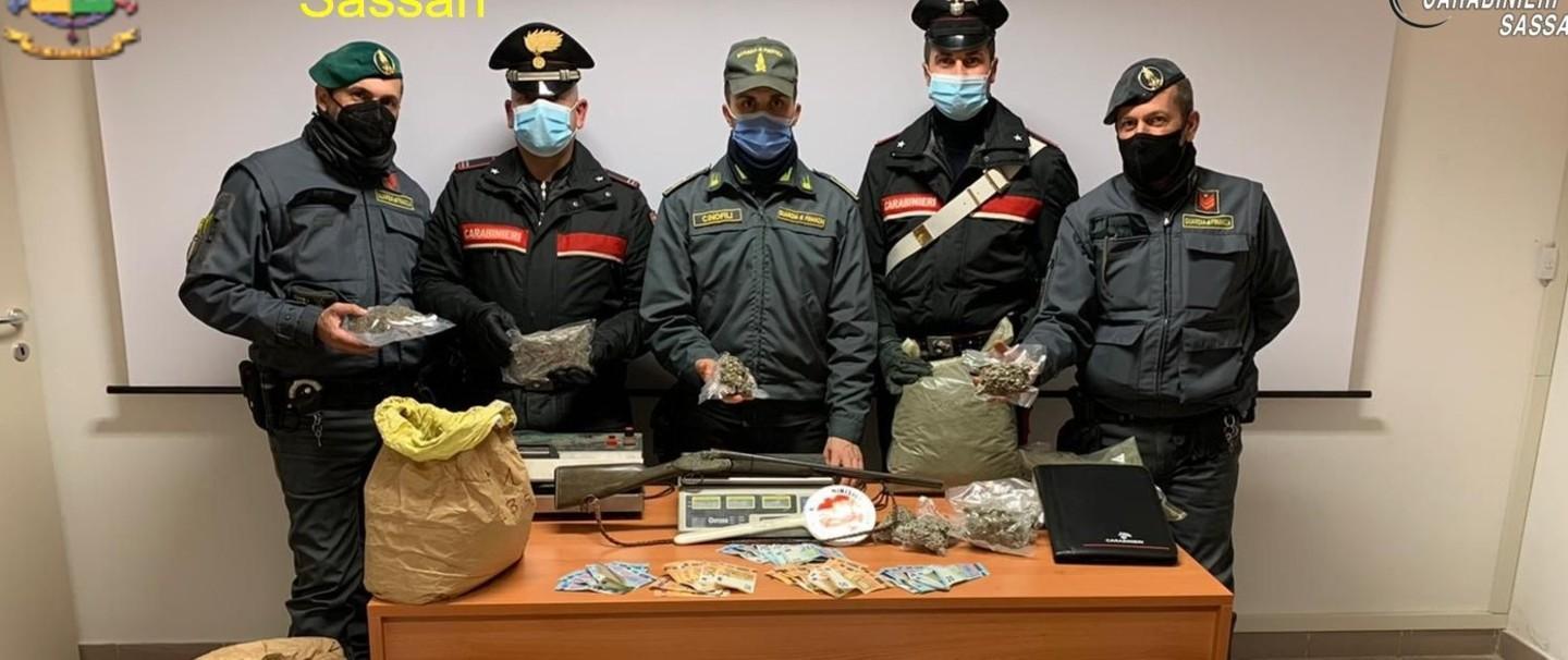Ottanta chili di marijuana tre arresti e tre denunce 