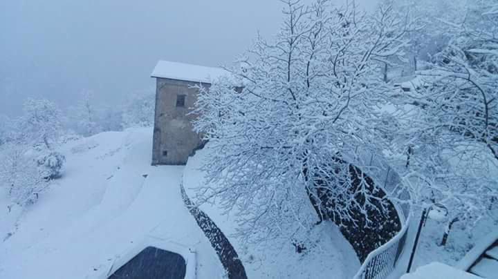 Neve in Garfagnana (Foto d'archivio)