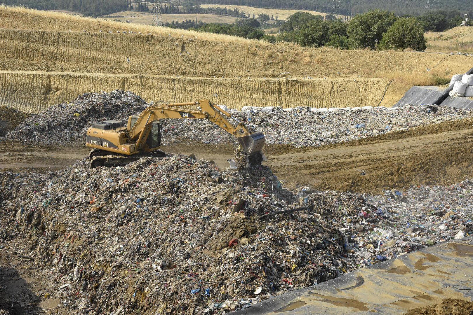 La discarica di Cannicci in una foto d’archivio