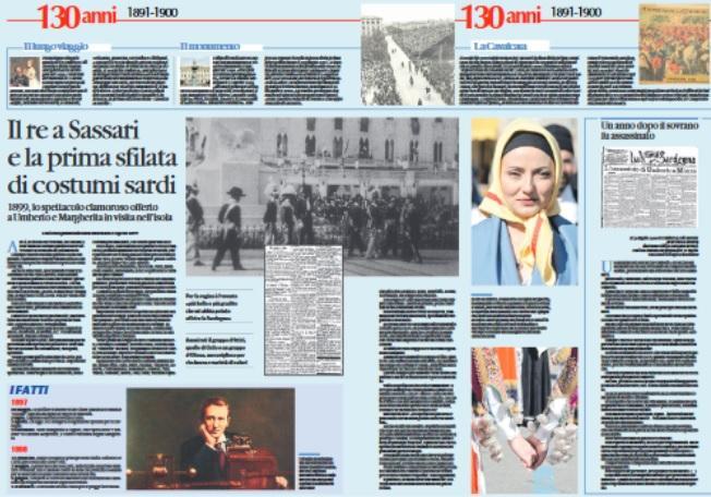 I 130 anni della Nuova Sardegna: mercoledì in regalo il primo inserto