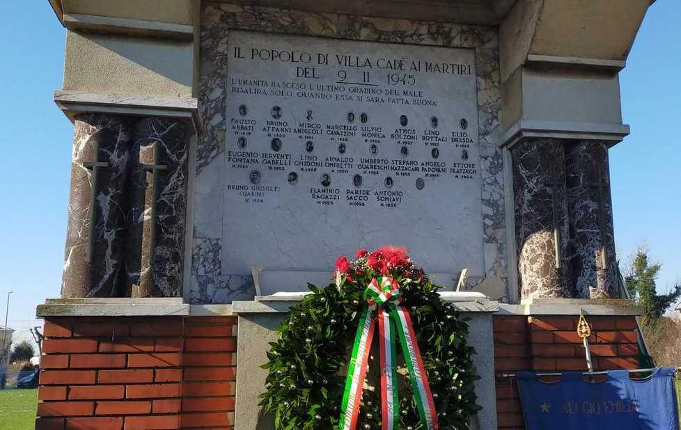 Di nuovo riuniti per ricordare l’eccidio di Villa Cadè e Gaida 