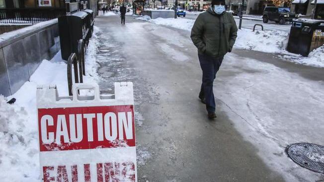 Usa: tempesta invernale e freddo gelido, almeno 3 morti