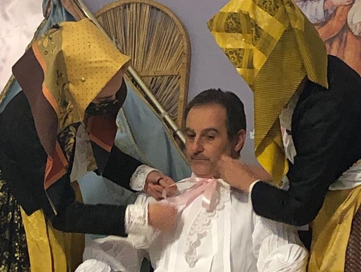 La vestizione del componidori unica cerimonia della Sartiglia 