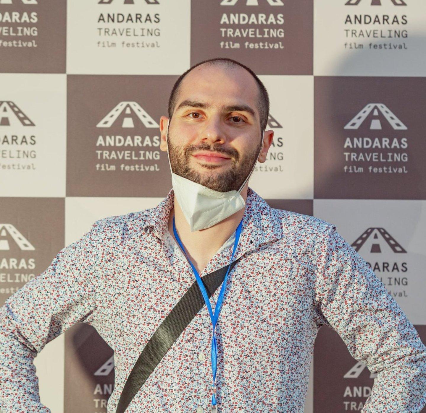 Il regista Licheri al festival di Cortina 