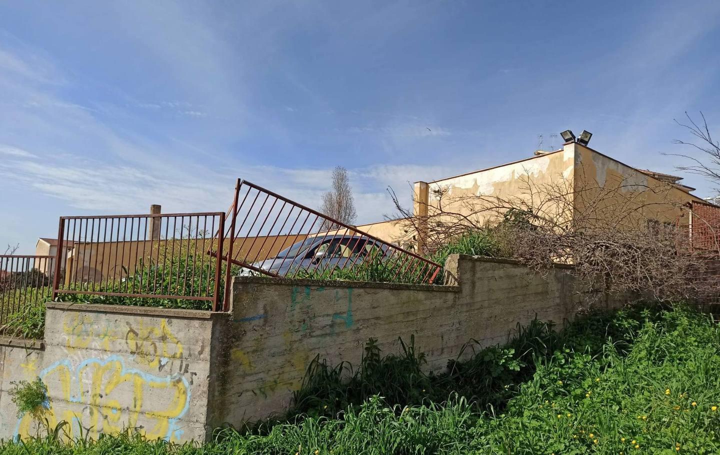 Una selva di erbacce attorno al nido di via Fais 