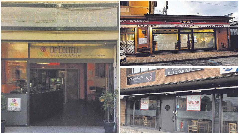 Gelateria De’ Coltelli, centro storico, Bar Ristorante Al Viale a San Concordio e Ristorante ex Civico 797