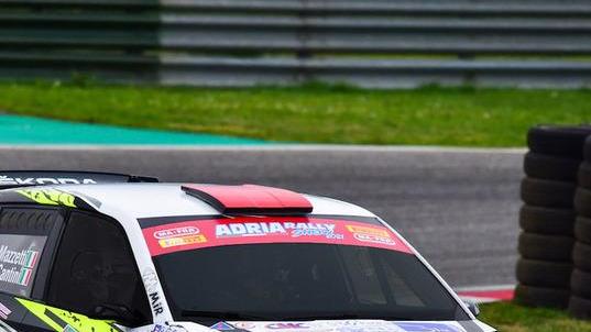 La Skoda Fabia R5 guidata da Susanna Mazzetti