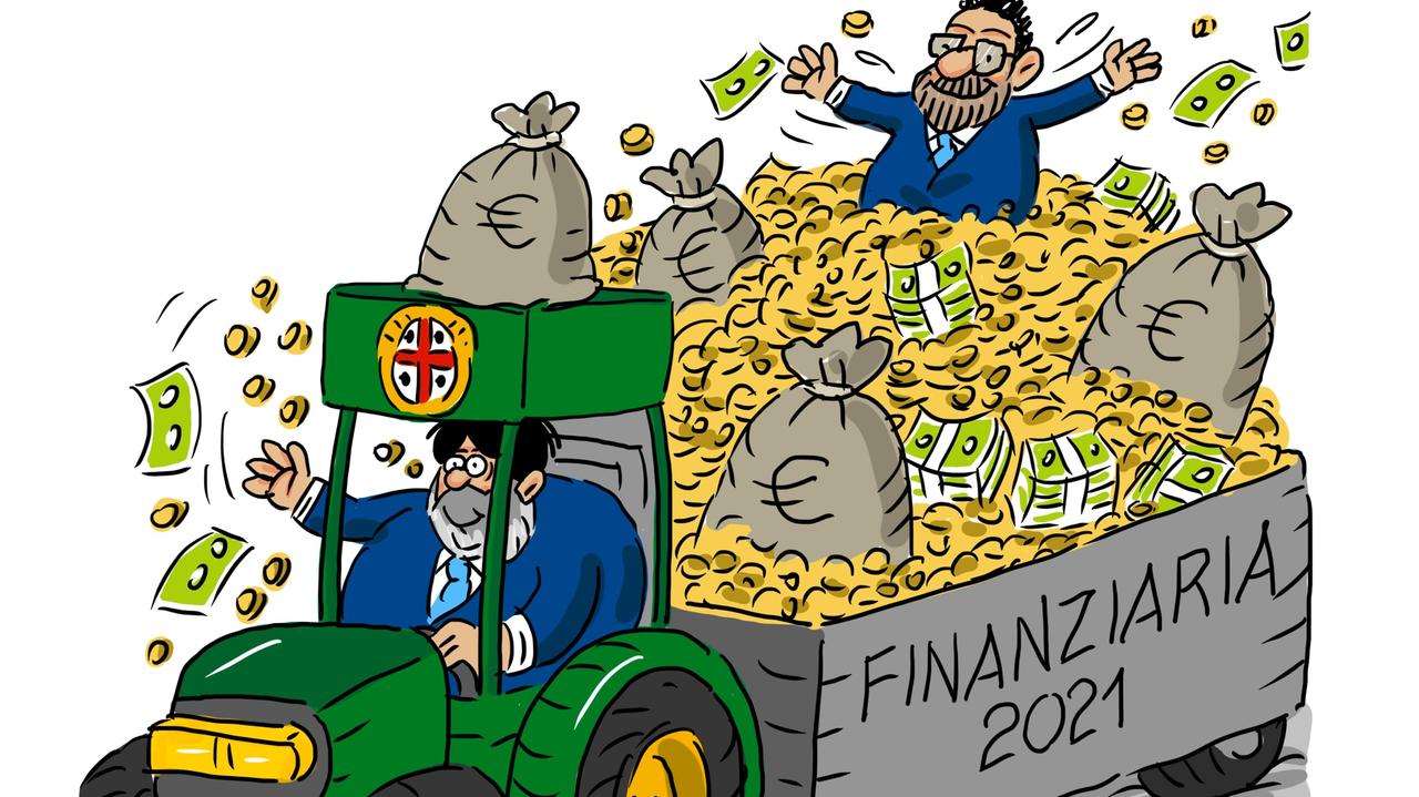 La vignetta di Gef: via libera in consiglio regionale per la legge finanziaria da 8,8 miliardi di euro