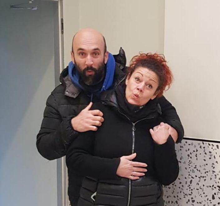 Federico Deri con la moglie Serena Marazzato che si occupa dei dolci