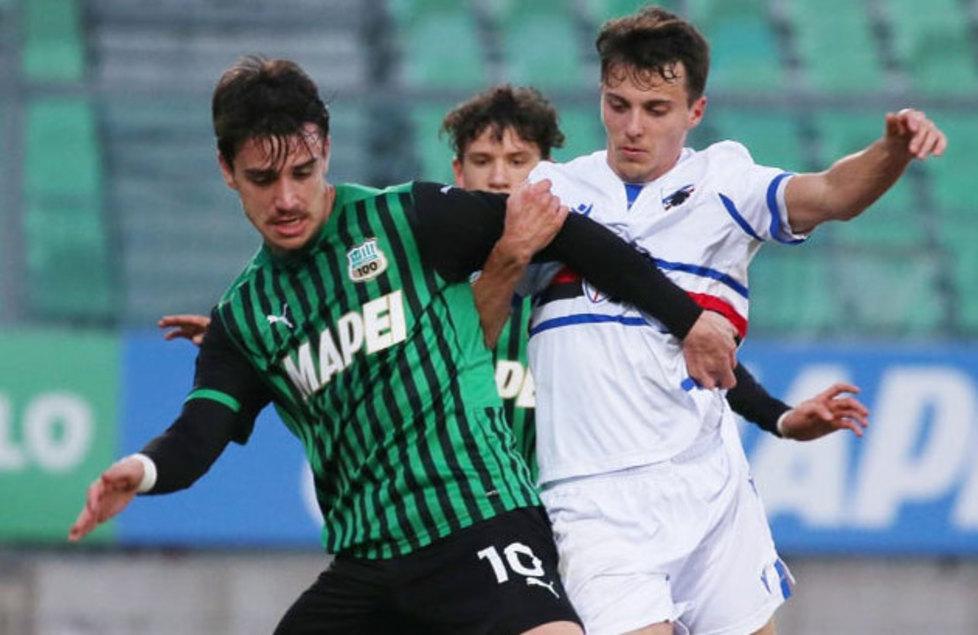 Davanti a De Zerbi la Primavera neroverde pareggia con la Samp
