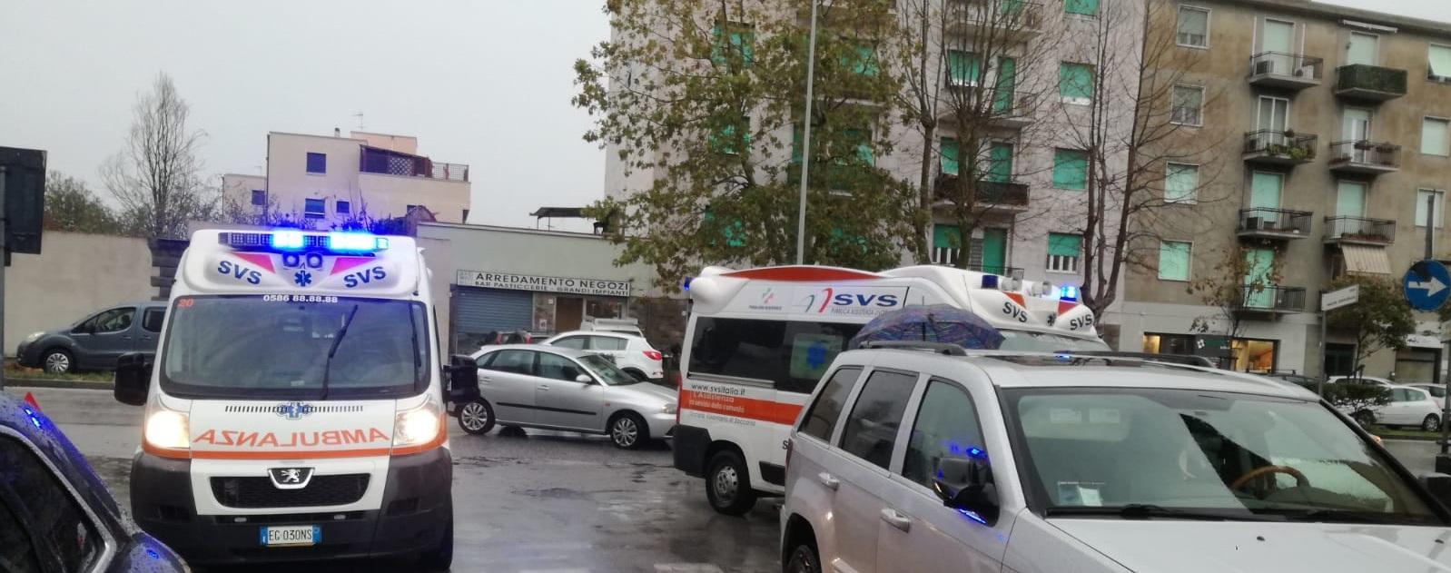 Ambulanze della Svs (foto d'archivio)