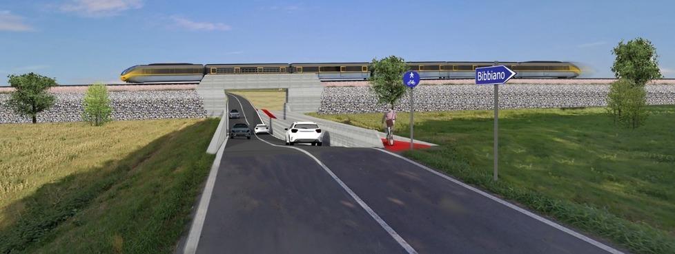 Una deviazioni in via Franchetti per i lavori del sottopasso 