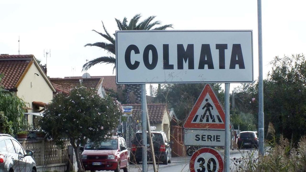 Il centro abitato di Colmata dove è avvenuto il fatto (foto Pabar)
