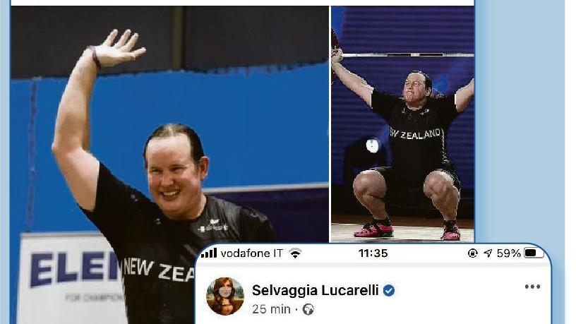 Parole di odio per l’atleta transgender