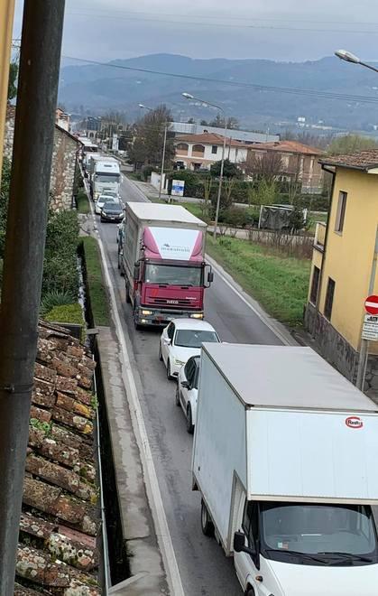 Dopo l’incidente traffico bloccato 