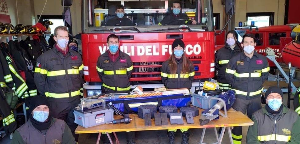 Nuovi strumenti per i vigili del fuoco La Regione in aiuto