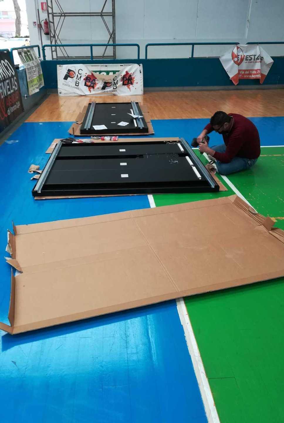 Arrivati i tabelloni, al Palasport si può giocare