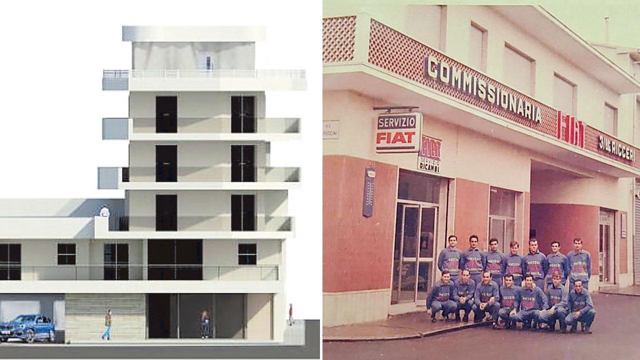 La storica officina Ricceri lascia il posto a una palazzina con galleria commerciale