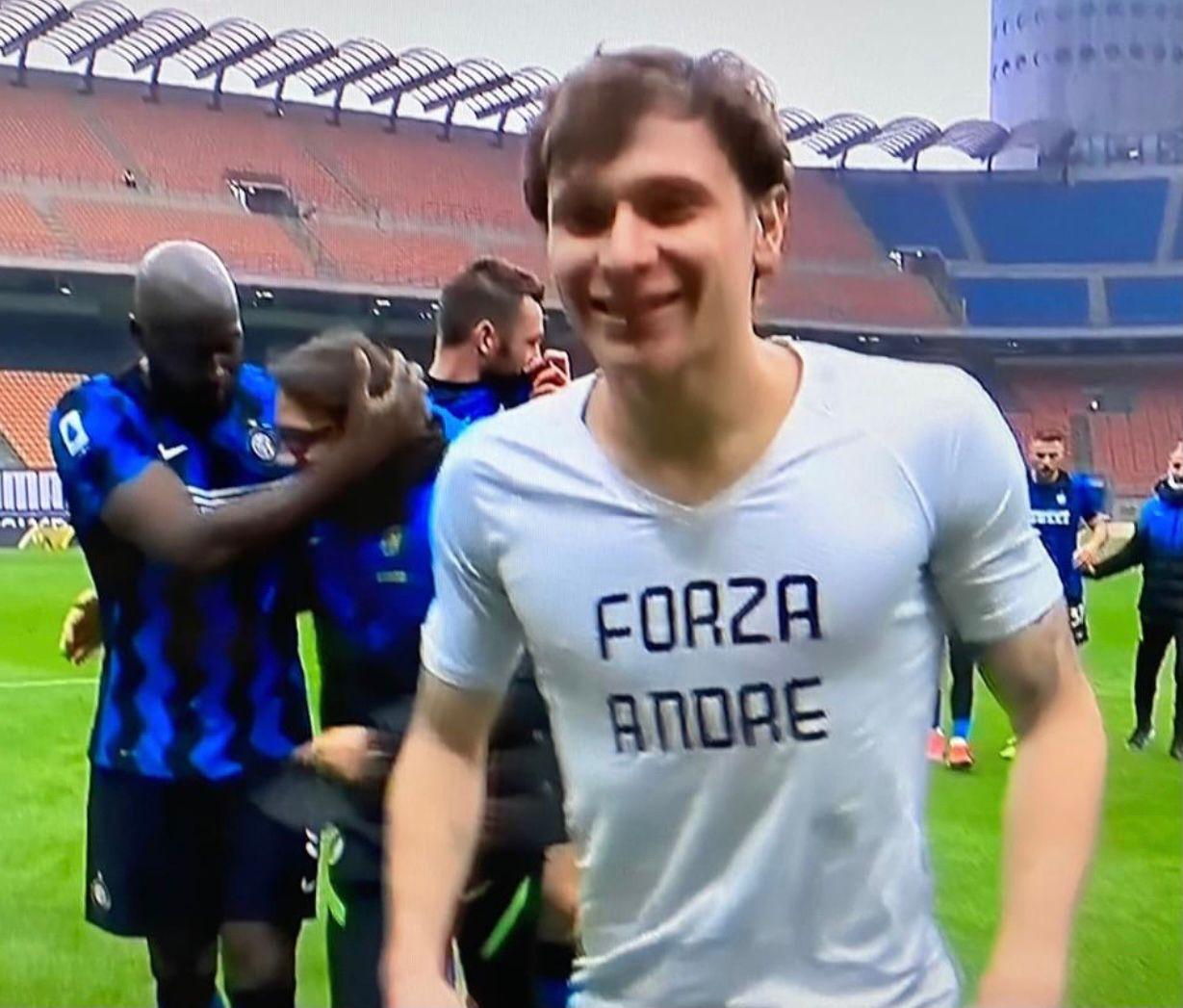 "Forza Andre": Barella dedica la vittoria all'amico vittima di un incidente 