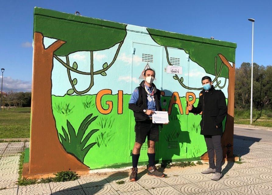 Olbia, le cabine elettriche diventano opere di street art