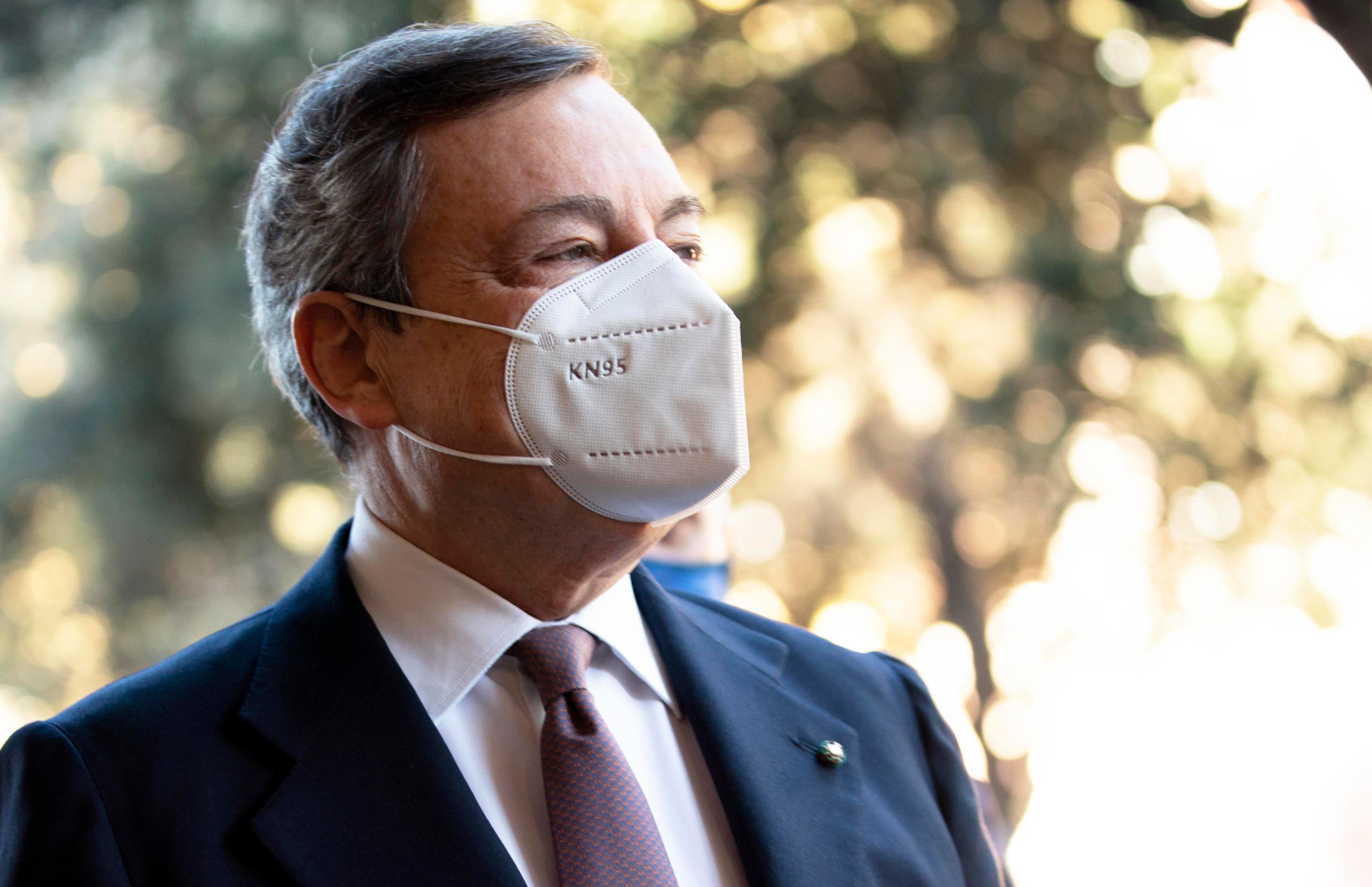 Il presidente del Consiglio, Mario Draghi