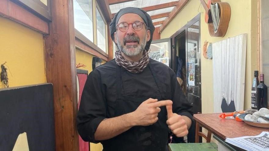 Emanuele Fabiani, titolare della “Cucina abusiva” di Pontedera