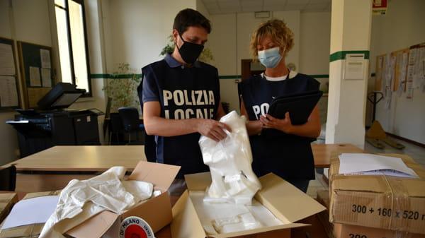 Un sequestro di sacchetti di plastica illegali