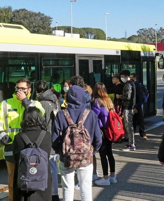 Qui i cinque bus più giovani dell’intera flotta Tiemme 