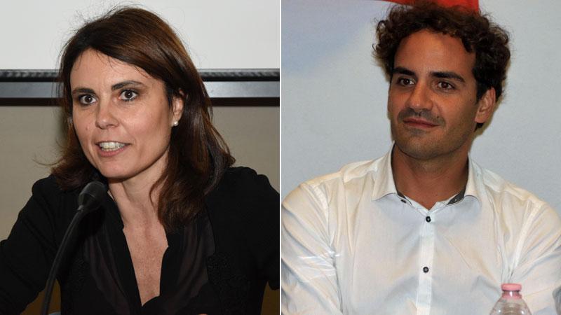 Simona Bonafè e Valerio Fabiani