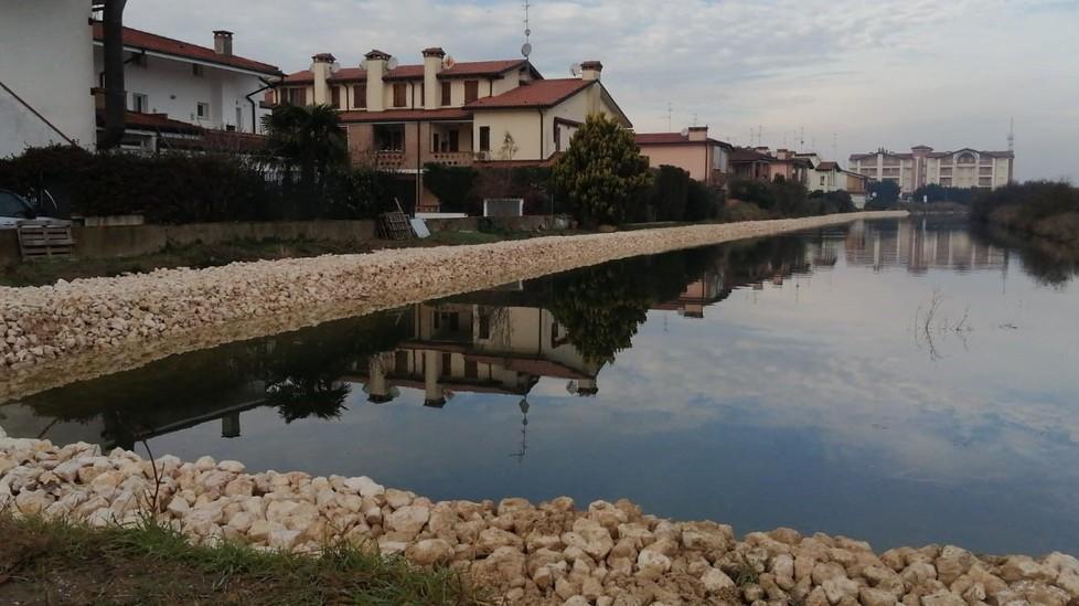 Il canale delle Vene è più sicuro Le sponde sono state rinforzate 