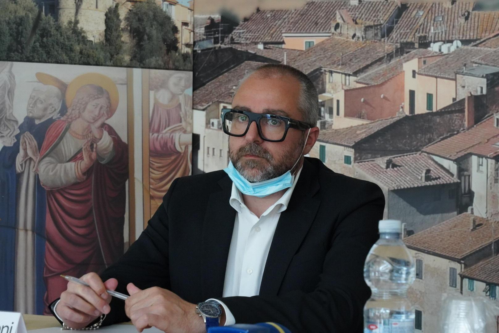 Il sindaco di Pontedera, Matteo Franconi