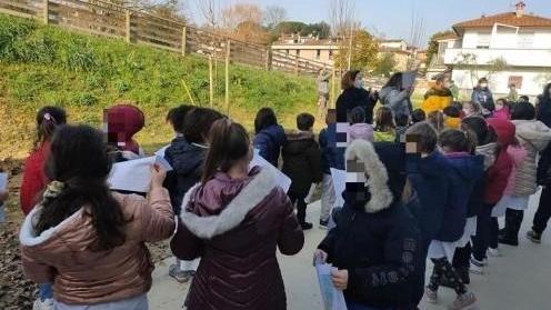 Nuovi alberi nel giardino della scuola primaria